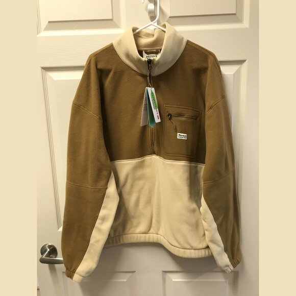 Marmot Other - Marmot Retro Rocklin Half-Zip - Hazel and Light Oak